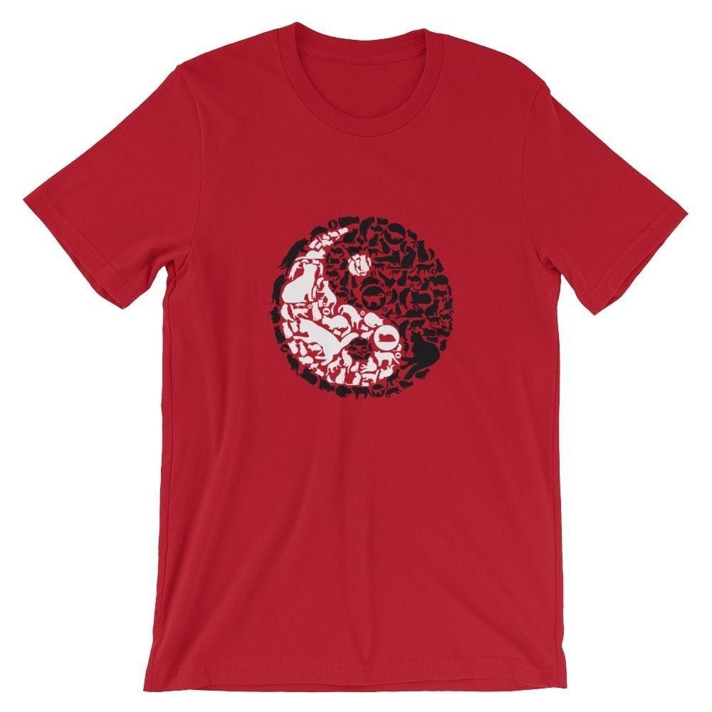 

Yin Yang Cats T-Shirt. 100% Cotton Premium Tee NEW S