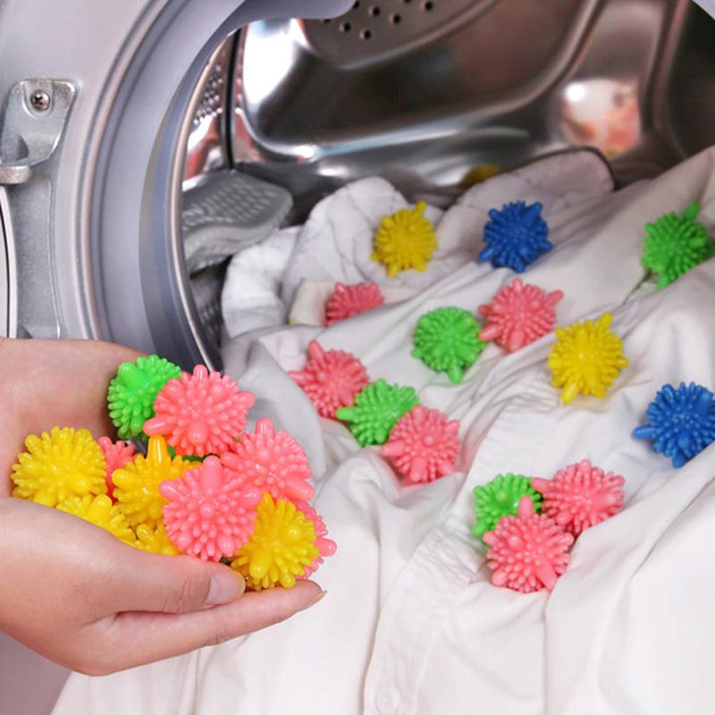 10Pcs/bag Laundry Ball For Household Cleaning Washing Machine Clothes Softener Silicone PVC Reusable Cleaning Ball