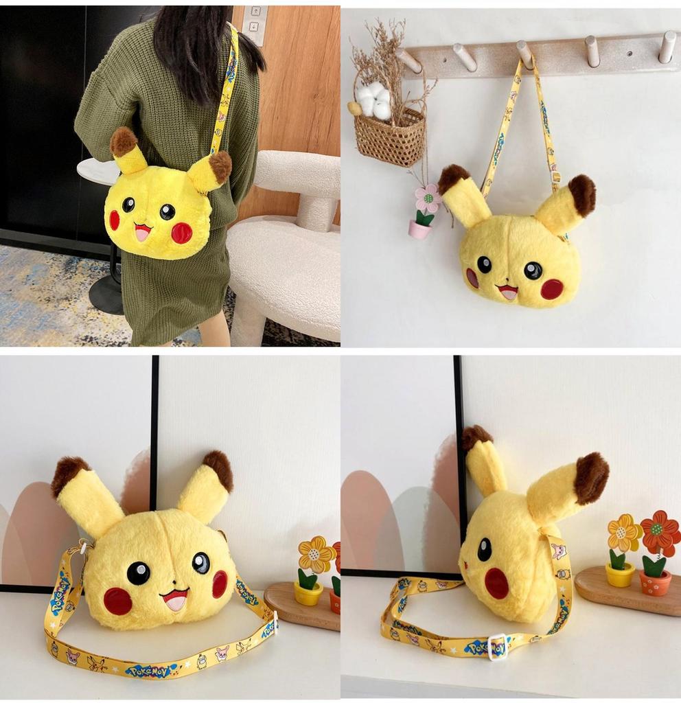 Entzückende Plüsch Pikachu Handy-/Münzbörsen-Tasche für Kinder