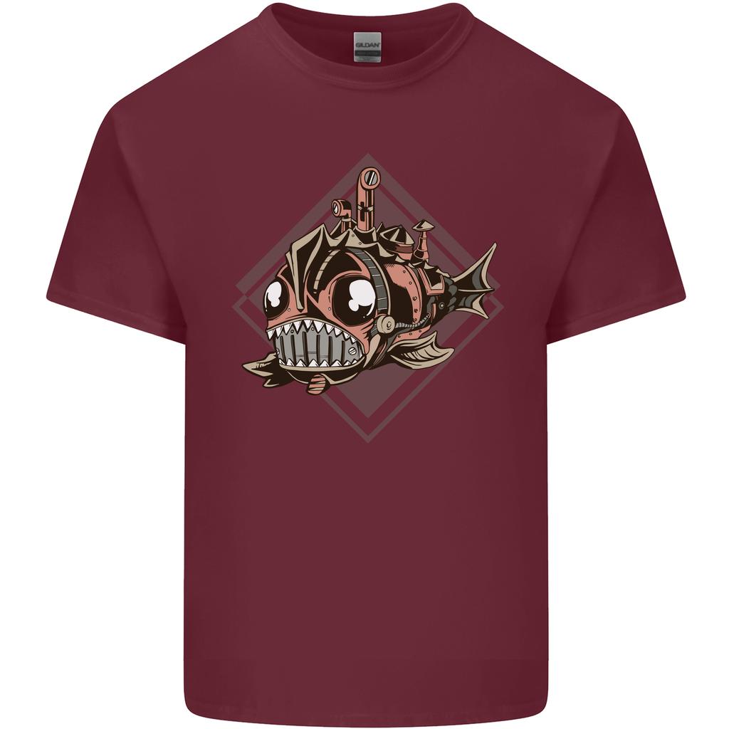 A Steampunk Fish Unisexs Light Cotton TShirt