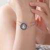LIKGREAT Peace Sign Bracelet for Women Men Stainless Steel Bracelets Happiness Peace Love Amulet Spiritual Jewelry ChristmasGift