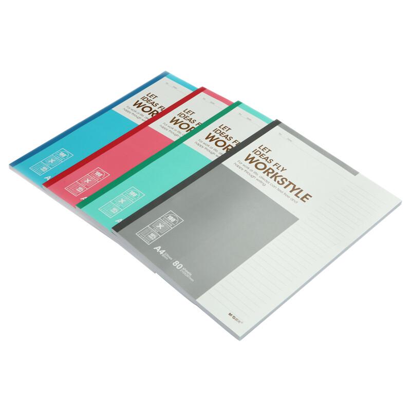 M&G A4 80-Page Softcover Wireless Bound Notebooks (10-Pack)