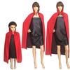 Double-Sided Black & Red Vampire Cape - Halloween Masquerade Costume