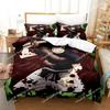 Nuevo Juego de Cama Toji Fushiguro Jujutsu Kaisen Individual Twin Completo Queen King Size Juego de Cama Aldulto Niño Dormitorio Juegos de Funda Nórdica Anime