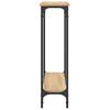 Console Table Sonoma Oak 100 x 22.5 x 75 cm Wood Based Panel