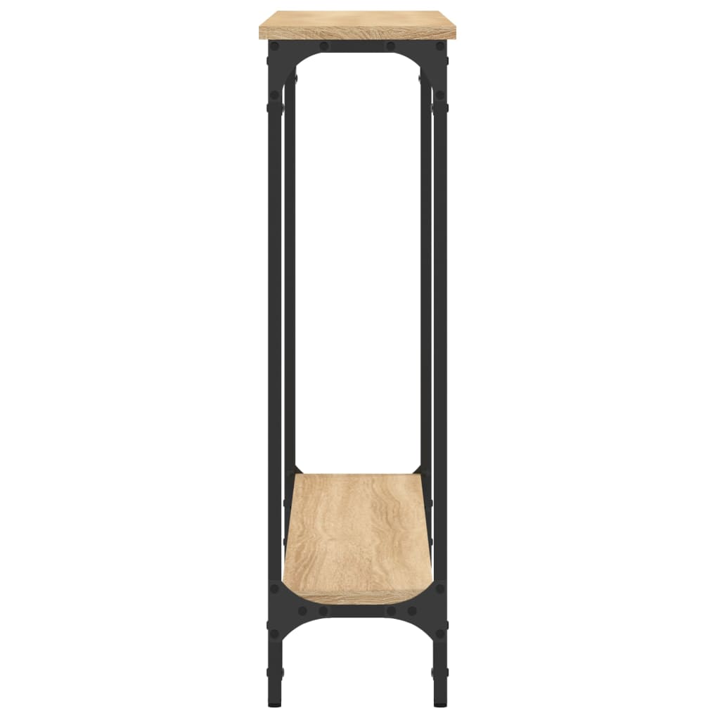 Console Table Sonoma Oak 100 x 22.5 x 75 cm Wood Based Panel