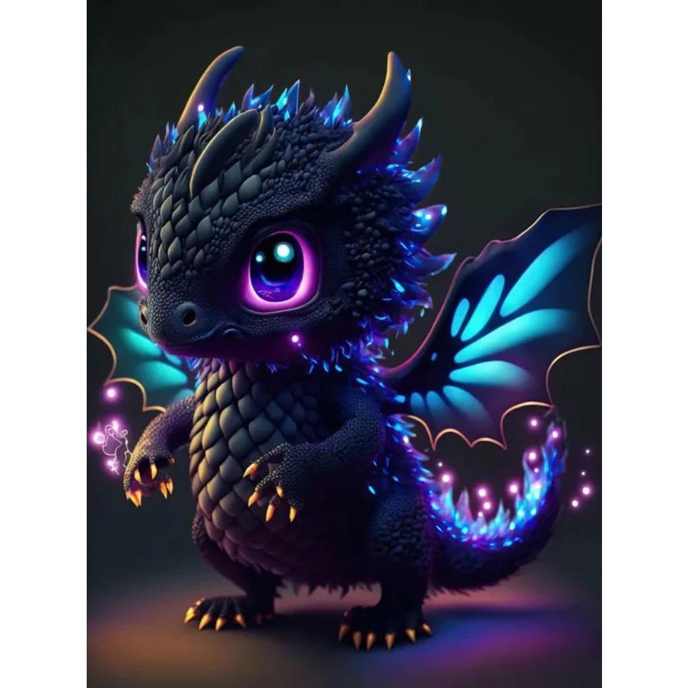 Diamond Painting Full Drill Beautiful Peacock Animal Round Diamond Painting Handmade Dragon Cat Diy Diamond Mosaic Painting Home Decoration
