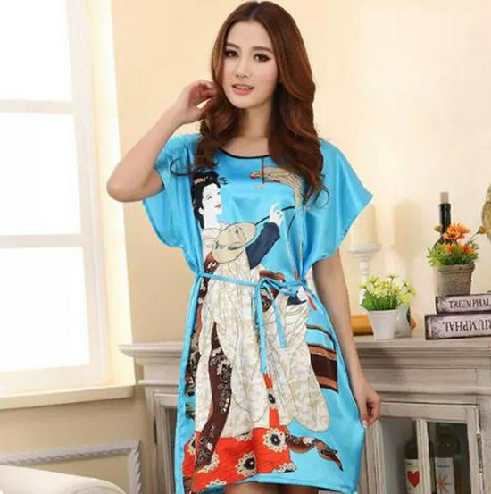 Special Offer: Silk Tang Suit Qipao Pajamas Bathrobe