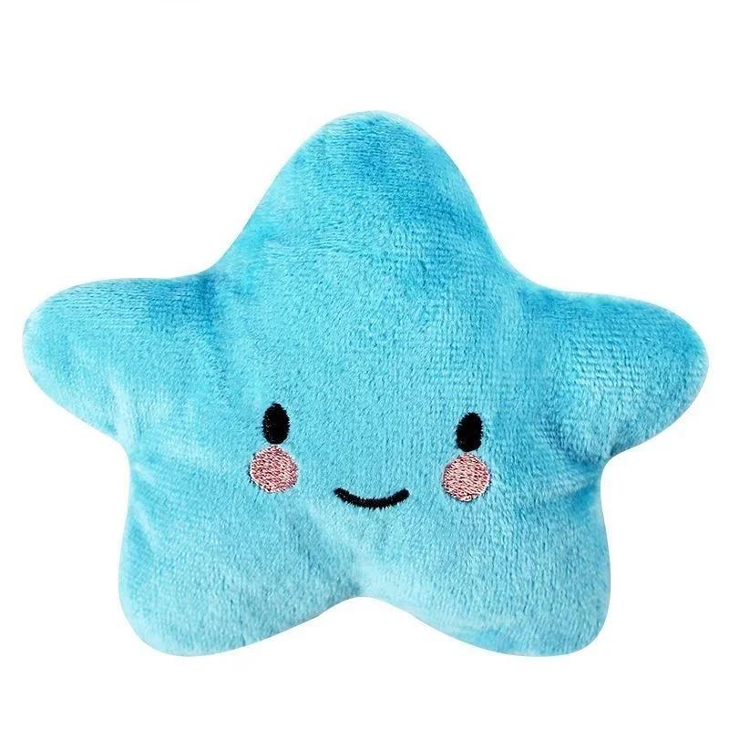 Plush Star-Shaped Squeaky Dog Toy - Durable, Soft, Chew-Resistant, Interactive Fun for All Dog Breeds Plush Sound Toy for Dogs