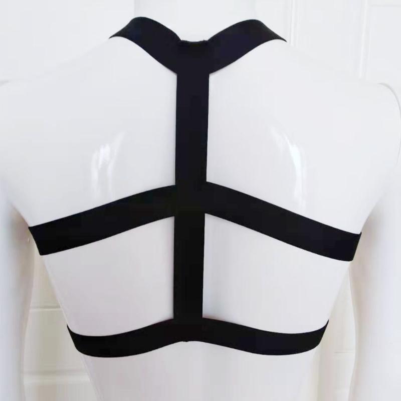Men Chest Harness Belt Elastic Shoulder Body Strap Raves Cosplay Costume Halter Belt Muscles Protector for Men Gifts
