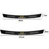 New Carbon Fiber Car Styling Trunk Load Edge Emblem Stickers For Chevrolet Captiva Sonic Spark Onix Aveo Orlando Sail Epica Volt
