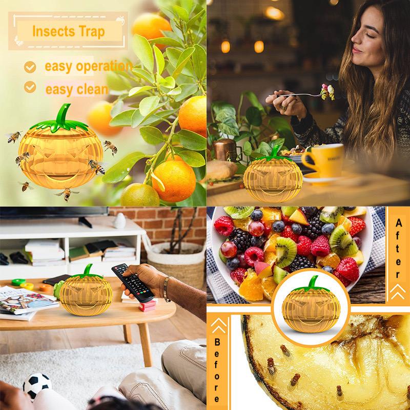 

2 упаковки милых подвесных ловушек для мух, ловушка для насекомых-убийц в помещении и на открытом воздухе 2pcs жёлтый