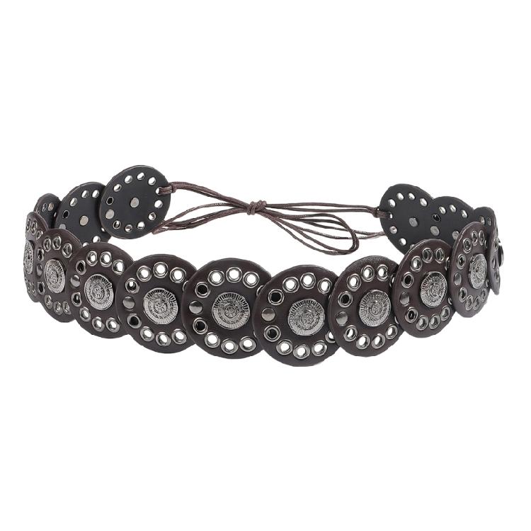 Retro Wide Disc Belt for Women Western Styles Waist Belt Cincher Belt for Various Waist Styling Party Waist Accessories