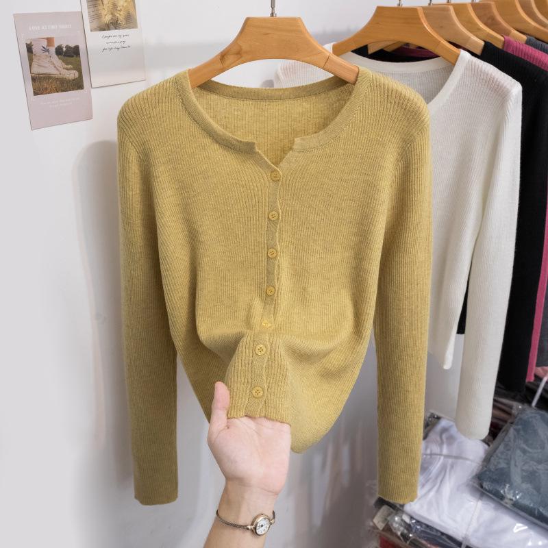 2024 Women's Lightweight Wool Knit Cardigan: Soft, Long Sleeve Sun Protection for Spring/Summer