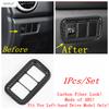 Head Lamp / Water Cup Panel / Dashboard Side Middle Air AC Vent Cover Trim For Mitsubishi ASX   Carbon Fiber Accessories