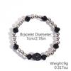 New Fashion Acrylic Women's Bracelet Ethnic Style Buddha Bead Bracelet Women's Acrylic Bracelet Jewelry 25