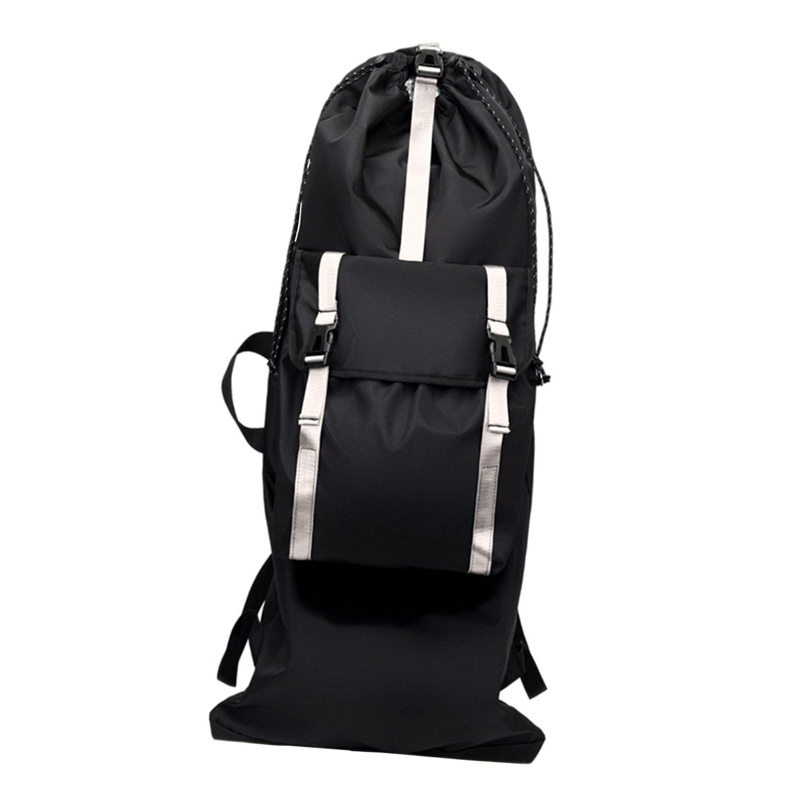 

Skateboard Backpack Protective Organizer Longboard Storage Bag Waterproof Carrier for School and Commuting бежевый