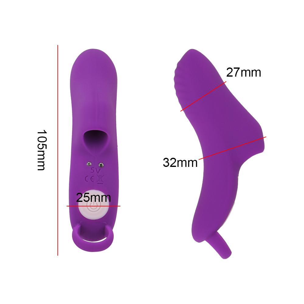 Sex Toys for Women Female Masturbator Finger Vibrator 9 Mode Wireless Clitoris Stimulator Silicone