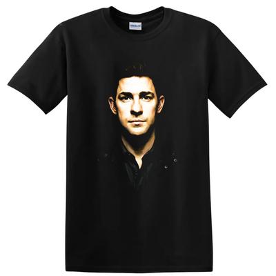 Jim Halpert The Office Portrait T Shirt TV Series Fan Gift Graphic Classic Tee