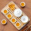 Leshui Nordic Suet Jade Style Travel Tea Set