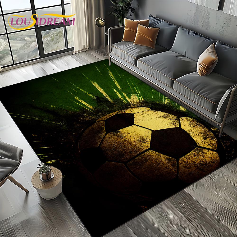 27 סגנונות שטיח דשא כדורגל כדורגל ספורט לסלון חדר שינה בית קישוט ספה, שטיח אזור לילדים משטח רצפה מונע החלקה