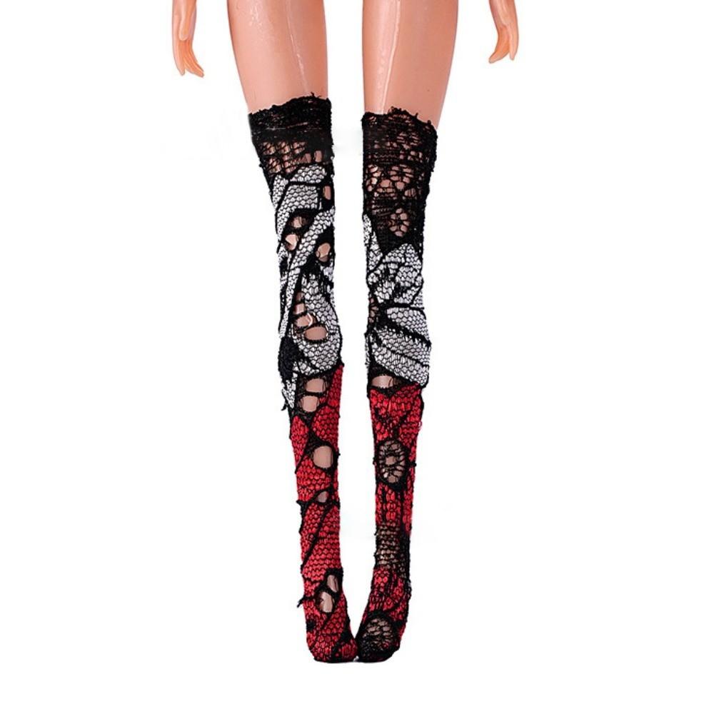 Fashion Lace Stockings Handmade Dress Clothes New Casual Wear Accessories for 1/6 Doll