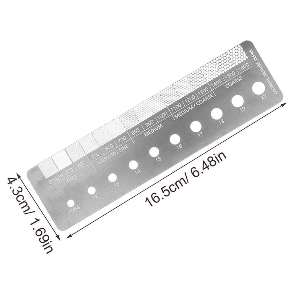 Professional Coffee Grind Size Measurement Tool Coffee Measuring Stick Pro Tools Suitable for Precise Grinding Control