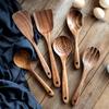 ZISIZ Kitchen Utensil Set with Wooden Holder