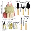 Ergonomic Garden Hand Tool Set Rust-Proof Planting Gear Gardening Tools  Transplanting