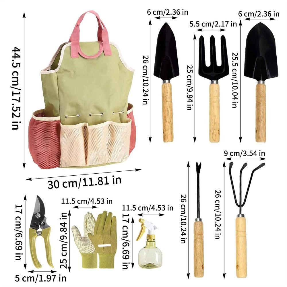 Ergonomic Garden Hand Tool Set Rust-Proof Planting Gear Gardening Tools  Transplanting