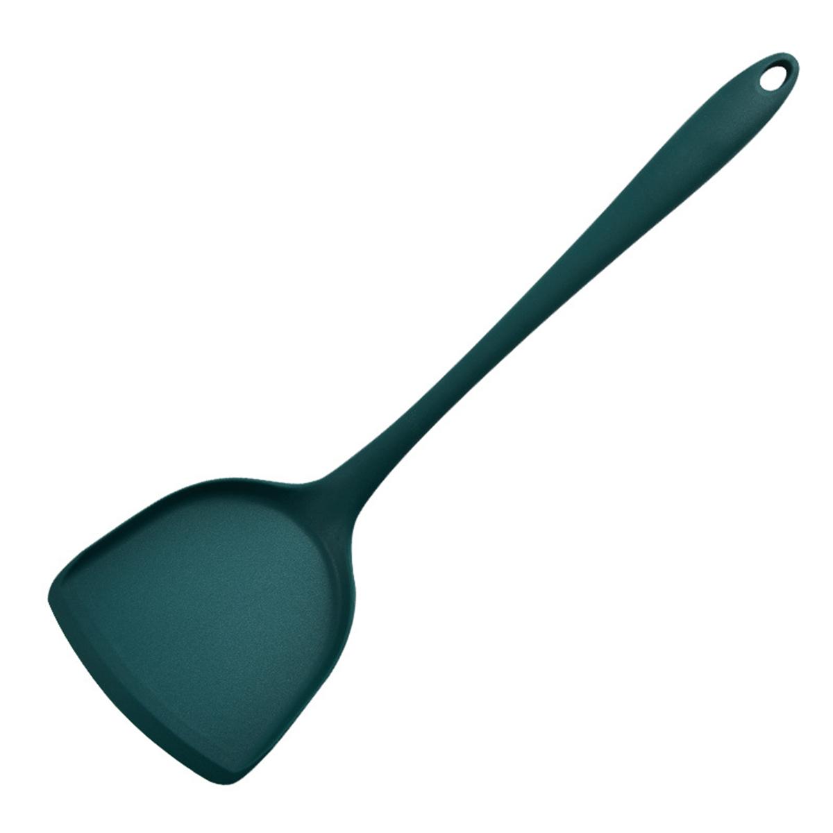 

Універсальна силіконова шпателька кухонні предмети термостійка антипригарна шпателька для сковороди побутова силіконова китайська шпателька