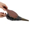 Wood Bellows 15.0 X 5in Fireplace Bellows Manual Air Blower Fireplace Tools with Hanging Strap for Outdoor Camping BBQ
