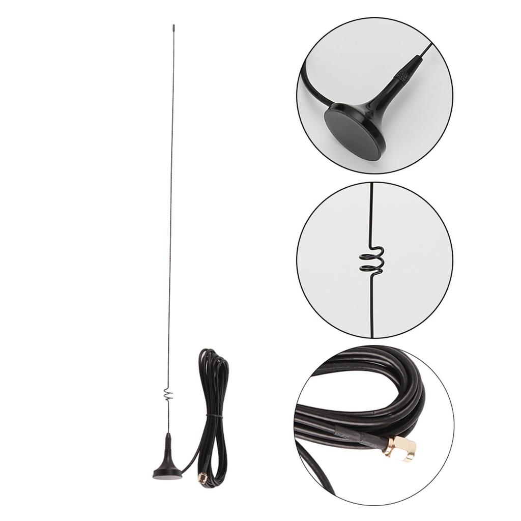 UT‑108UV Dual Band VHF UHF Magnetic Vehicle Mounted Antenna UT‑108 SMA Male