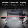 1Pair Electric Vehicle Front Foot Pedal Plate Leg Support Pad Folding Anti-Slip Metal Footboard Ebike Accessories