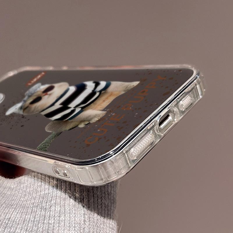 Mobile Phone Cases for iPhone 11 13 XR 15 Pro Max 12 14 Pro Max Case iPhone 16 XS Max Mirror Protective Case Mirror Exquisite Cartoon Waterproof