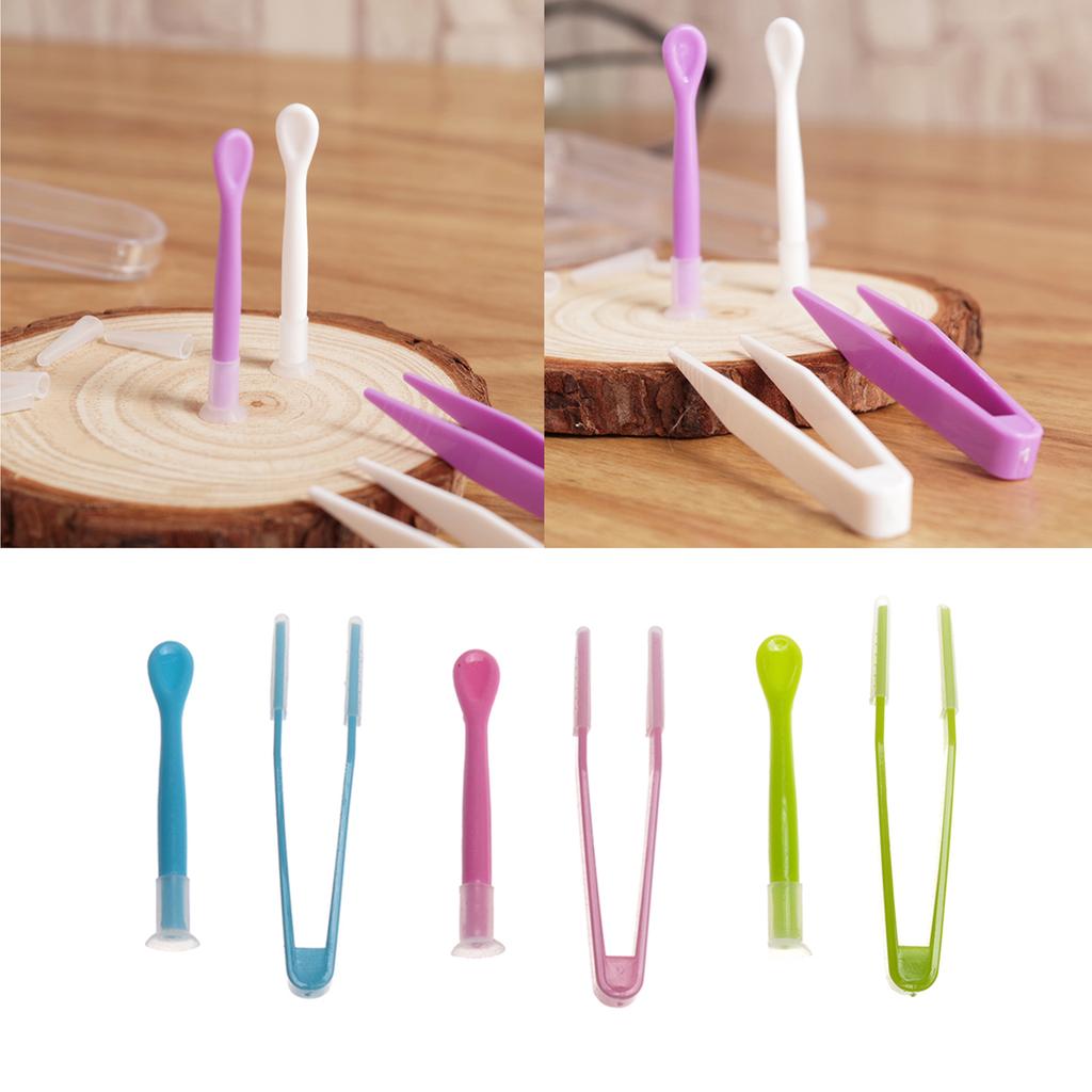 Lens Inserter Remover Special Multicolor Tweezers Clamps Tool Multicolor Lens Suction Stick For Eye Care Contact Lens Wearers
