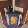Vnitřní topné řešení Hliníkový teplem aktivovaný 5lopatkový ventilátor pro kamna na dřevo, krby, kamna, Zlepšuje distribuci tepla