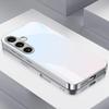 Nuova Cover per Telefono Antiurto con Motivo HD Color Gradiente Placcata Argento per Samsung Galaxy S26/S25/S24/S23/S22 Ultra Plus/Fe
