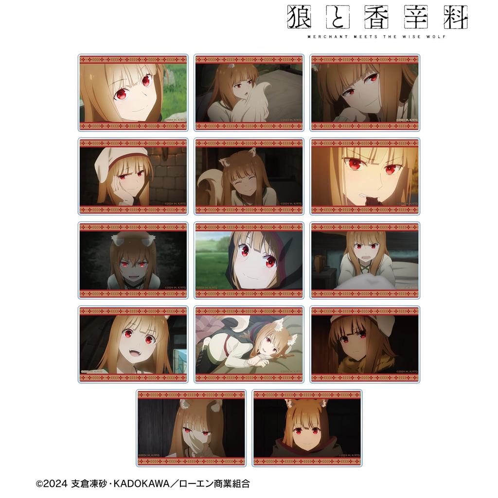 TV Anime "Spice and Wolf: Merchant Meets the Wise Wolf" Trading Holo Scene Acrylic Cards Vol. 2 14-Pack Box