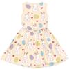 Children's Fashionable Comfortable Sleeveless Easter Print Casual Dress