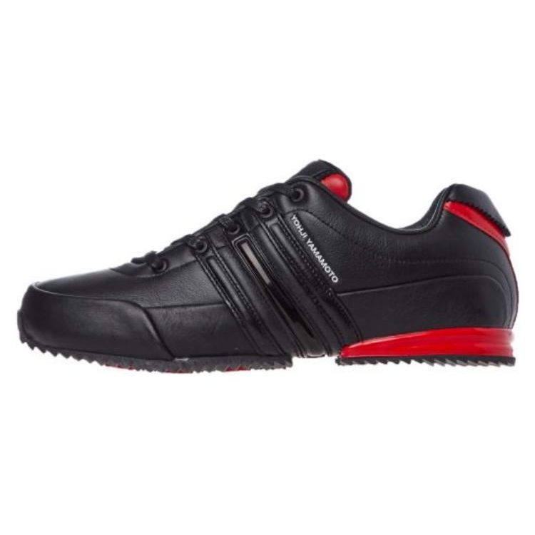 Y-3 Leather Comfortable Lightweight Durable Low-Top Casual Shoes Unisex sneaker Black FY5930