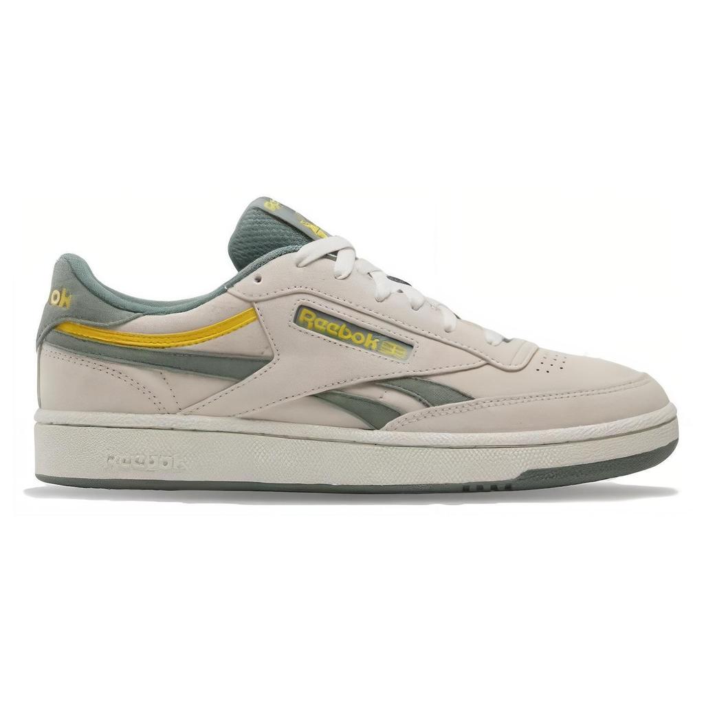 Reebok Club C Revenge Comfortable Versatile Low-Top Sneakers Unisex Sneakers Gray Green 100074164