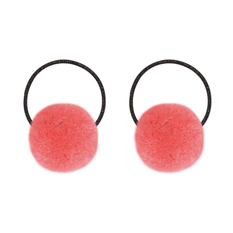 Süßes Baby Einfarbiges Kleines Haarband, Neues Schleifen-Kinder-Gummiband ohne Haarschäden, Samtgeknotetes Haargummi