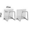 Kitchen Sponge Racks Self Adhesive Sink Sponges Drain Drying Rack Holders Stainless Steel Wall Hooks Home Storage Hook Organizer
