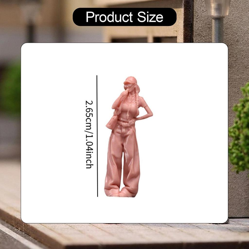 1/64 Miniature Figures Model Action Figure Sand Table Ornament Photography Tiny People Collectibles