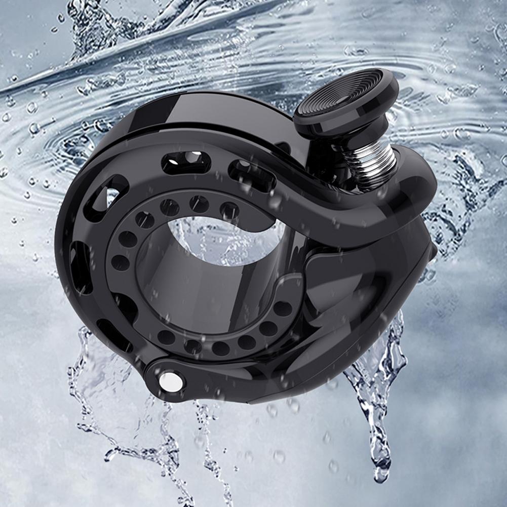 Bicycle Bell for AirTag Aluminium Alloy Mountain Bike Bell Anti-Theft Bike Handlebar Bell for Road Bike Ebike MTB