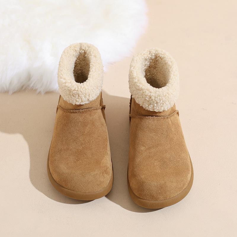 Platforma Jiayun dámské sněhule Birkenstock 2025 nové zimní sametové teplé a protiskluzové severovýchodní sněhové bavlněné boty