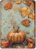 Herfst Blikbord Vintage Metaal Herfst Wanddecoratie voor Huis Keuken Portiek en Tuin Rustieke Herfst Oogst en Thanksgiving Decoratie