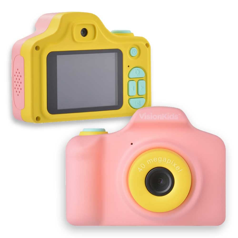 

Японская камера VisionKids HappiCAMU II 40 миллионов пикселей камера игрушечная камера видео [Авторизованный дистрибьютор] Детская - детская [Розовый]
