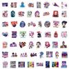 56Pcs  New Anime KPop Demon Hunters Stickers DIY Stickers Scrapbooking Phone Luggage Skateboard Waterproof Decal
